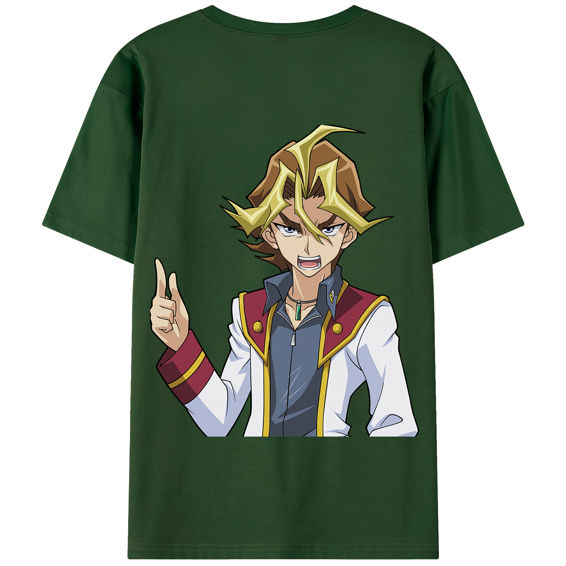 （画像用） 遊☆戯☆王 Yu-Gi-Oh! 綿100％半袖Tシャツ（背面プリント）